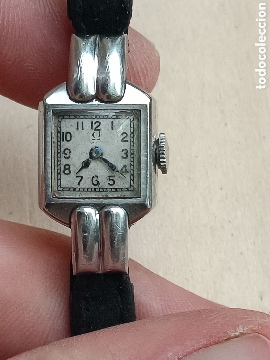 Montres automatiques: Antiguo Reloj de se&ntilde;ora Omega Art dec&oacute;, tipo tank
