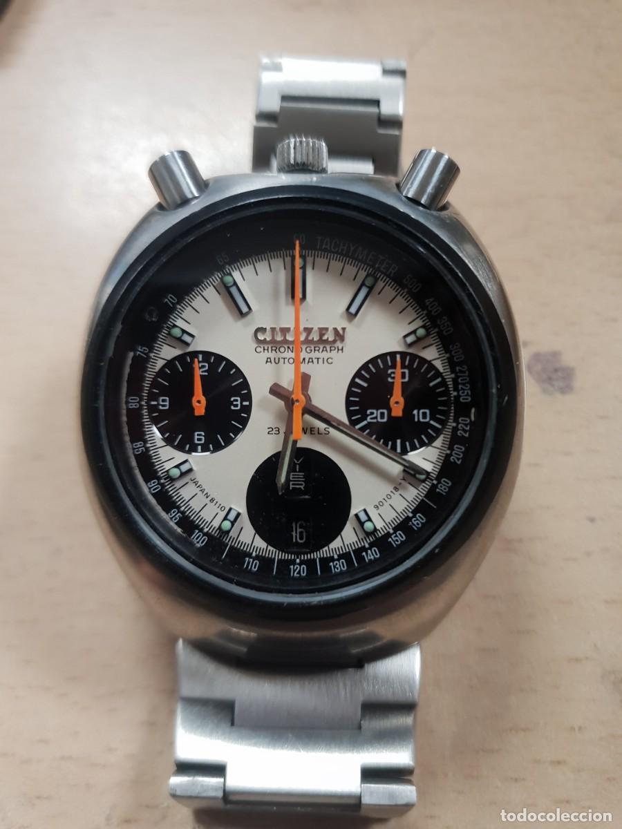 Relojes autom&aacute;ticos: Reloj pulsera citizen bullhead flyback chalenge timer 8110 panda