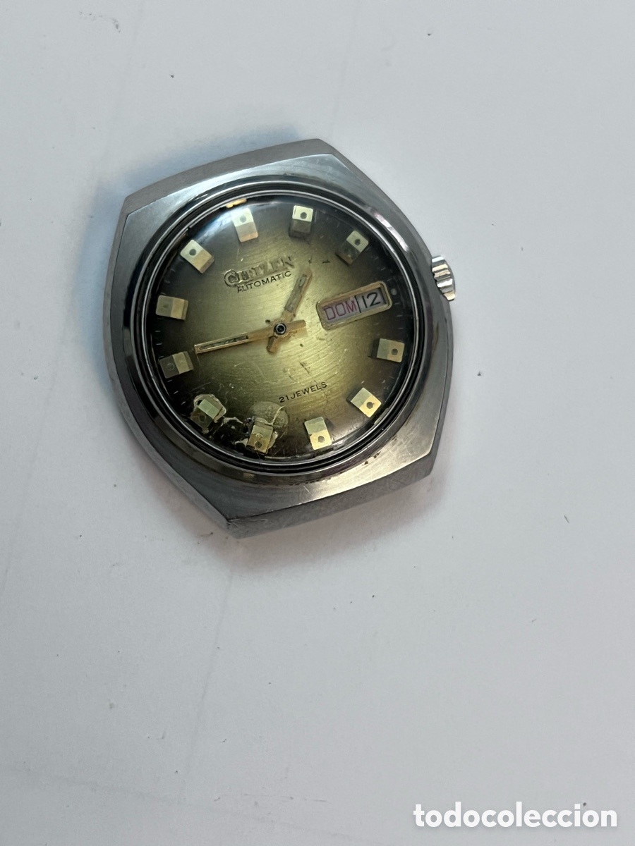 Relojes autom&aacute;ticos: ✅ reloj Citizen autom&aacute;tico doble calendario Jap&oacute;n vintage