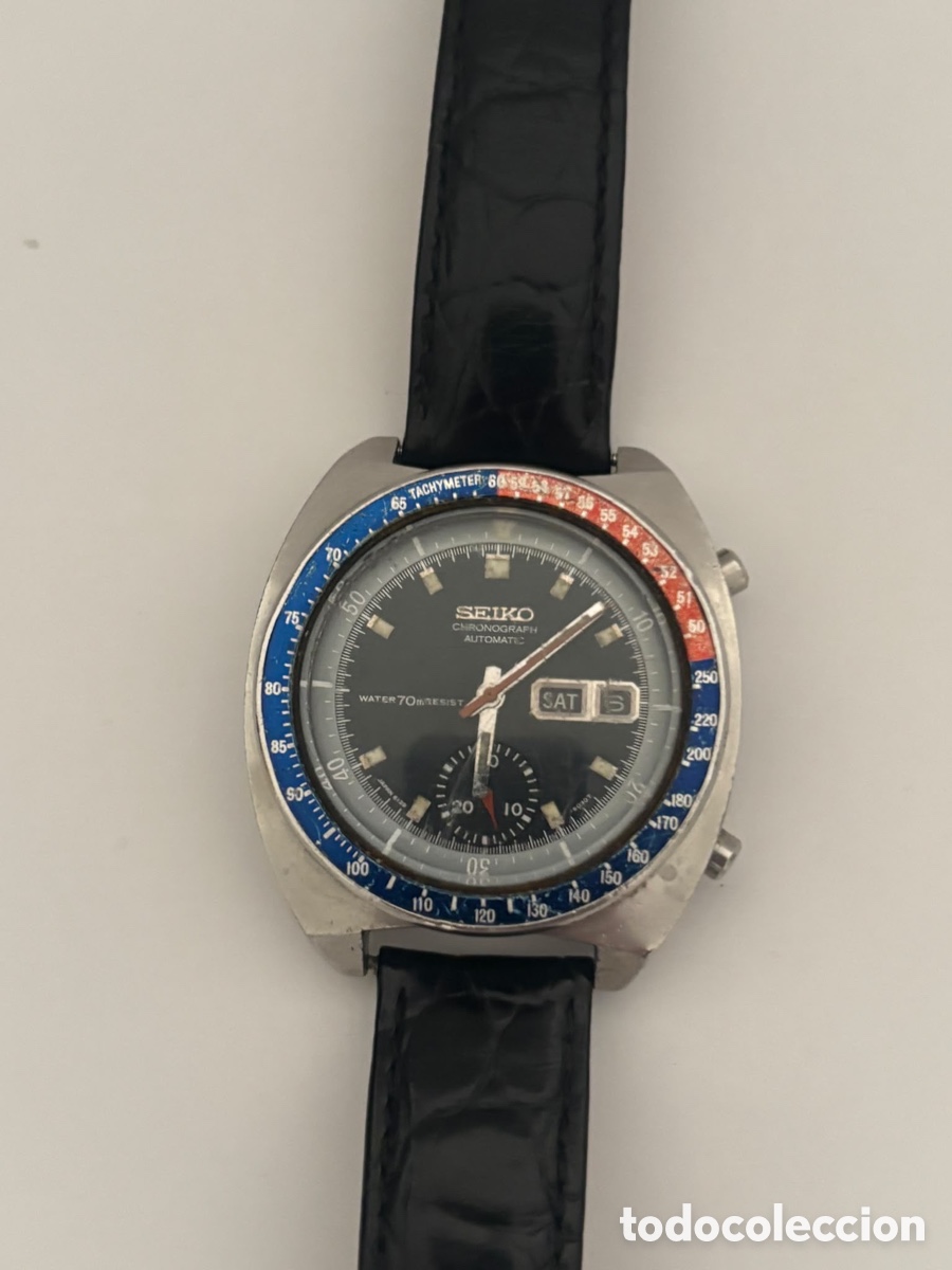 Relojes autom&aacute;ticos: Antiguo Seiko Pepsi a&ntilde;os 60/70
