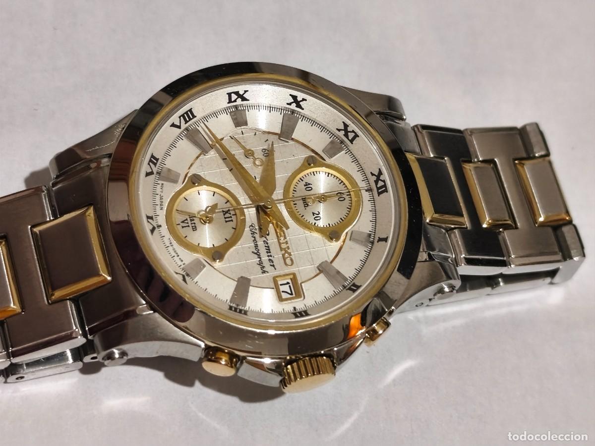 Relojes autom&aacute;ticos: Seiko Premier 7T62 0FF0. - Foto 1