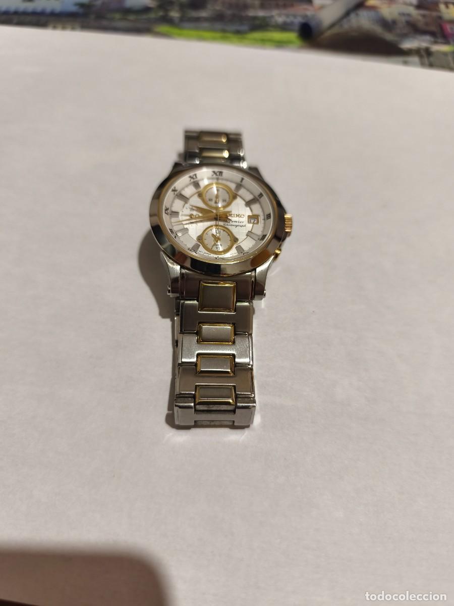 Relojes autom&aacute;ticos: Seiko Premier 7T62 0FF0. - Foto 2