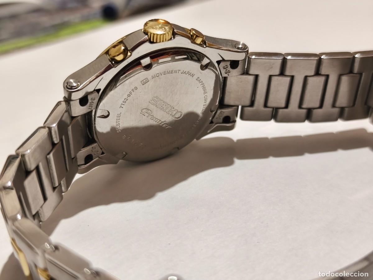 Relojes autom&aacute;ticos: Seiko Premier 7T62 0FF0. - Foto 8