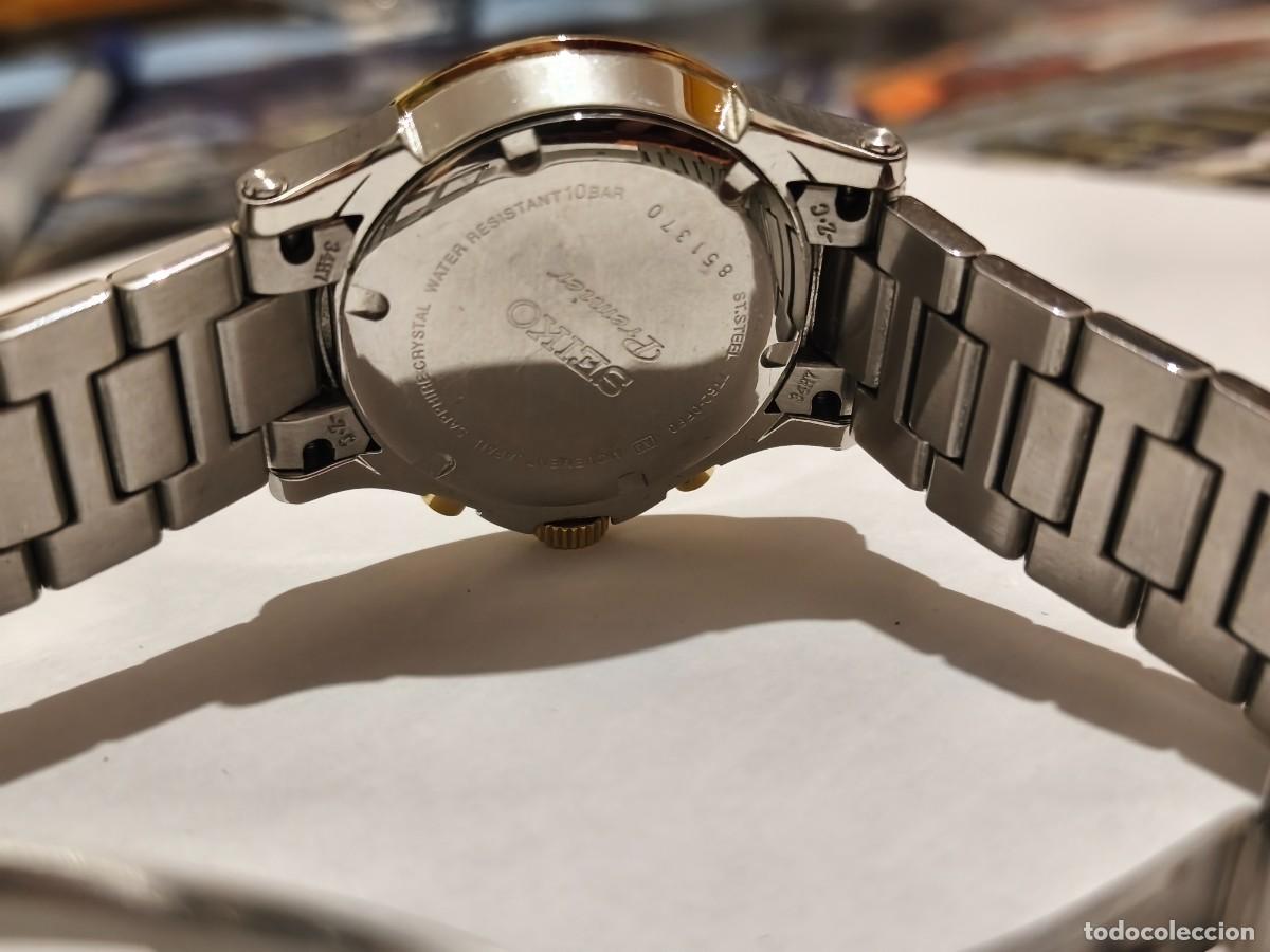 Relojes autom&aacute;ticos: Seiko Premier 7T62 0FF0. - Foto 9