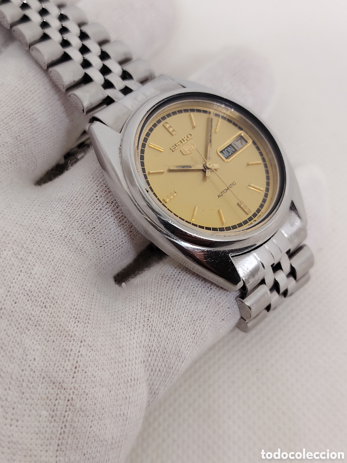 Relojes autom&aacute;ticos: Lote de 4 Seiko autom&aacute;ticos - Funcionando - Foto 3
