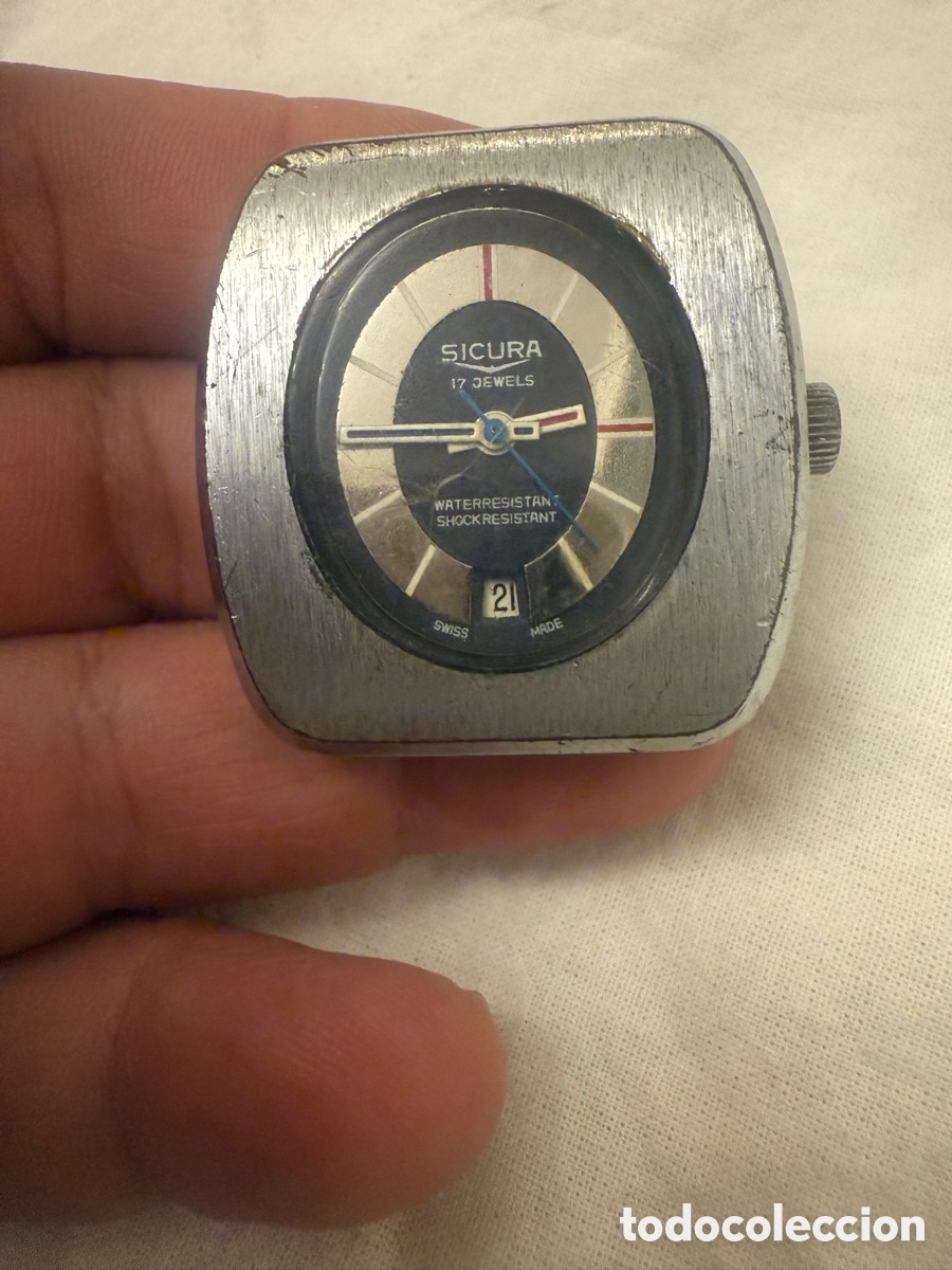 Relojes autom&aacute;ticos: Reloj SICURA Swiss Made 17 Rub&iacute;es Calibre 8800 &ndash; Caballero A&ntilde;os 70 &ndash; Funciona