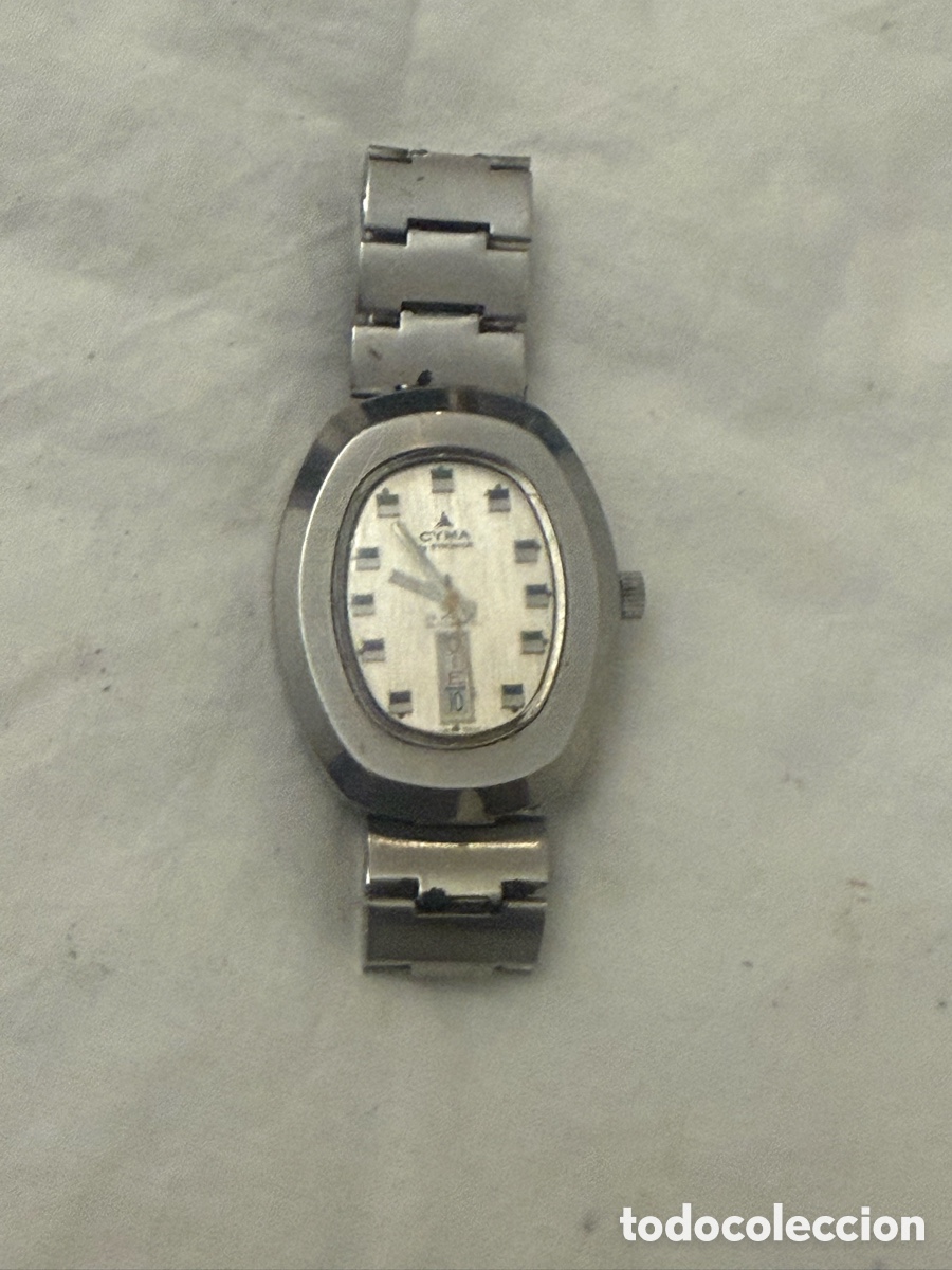Relojes autom&aacute;ticos: Reloj de Caballero CYMA Synchron Autom&aacute;tico 25 Rub&iacute;es &ndash; Dise&ntilde;o Vintage A&ntilde;os 70 &ndash; Swiss Made