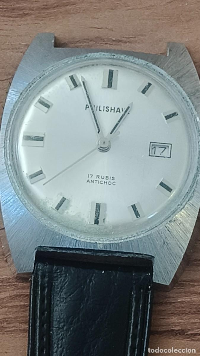Relojes autom&aacute;ticos: Montre automatique Philips shave fonctionne parfaitement revisee par horloger