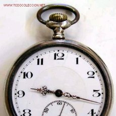 Relojes de bolsillo: RELOJ DE BOLSILLO DE PLATA 