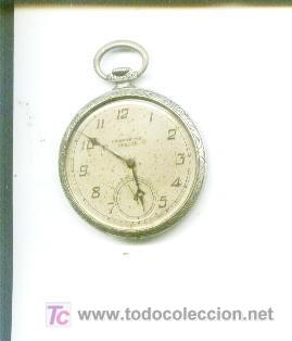 Relojes de bolsillo: Antiguo reloj de bolsillo conometro Halcon.funcionando - Foto 1
