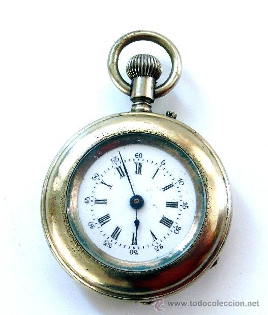 Relojes de bolsillo: RELOJ DE SE&Ntilde;ORA CON ESFERA ESMALTADA - Foto 1