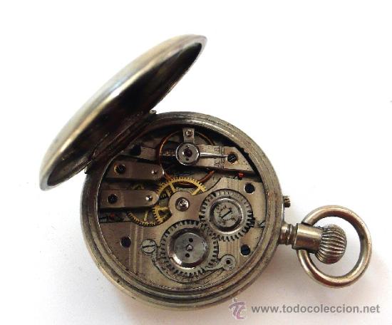 Relojes de bolsillo: RELOJ DE SE&Ntilde;ORA CON ESFERA ESMALTADA - Foto 5