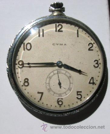 Relojes de bolsillo: CYMA   Patented 20319  --FUNCIONANDO-- - Foto 1