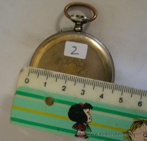 Relojes de bolsillo: Reloj de bolsillo, no funciona, incompleto - Foto 5