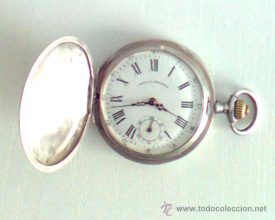 Relojes de bolsillo: RELOJ DE PLATA, ANTIGUO SIGLO XIX - Foto 7 - 25953997