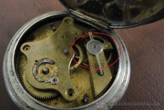 Relojes de bolsillo: Reloj de bolsillo, no funciona, incompleto - Foto 7