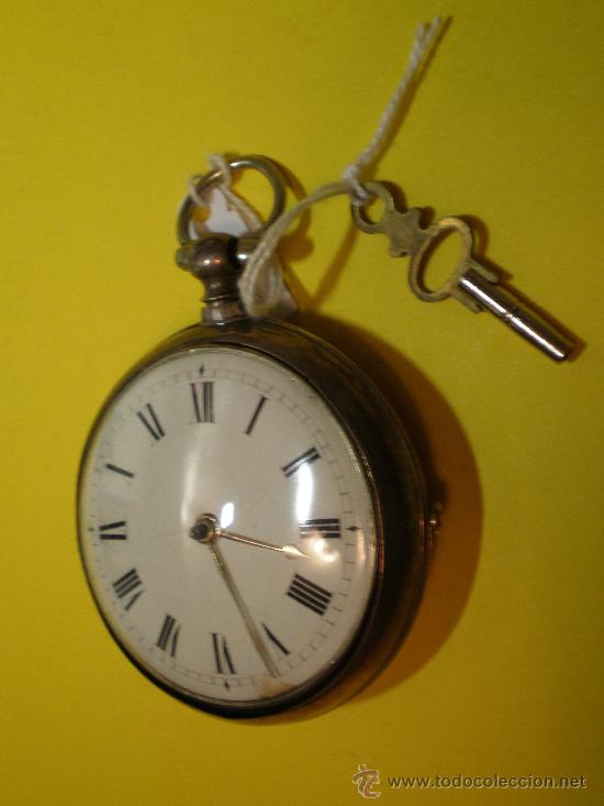 reloj de bolsillo a cuerda con su llave antiquí - venta en todocoleccion