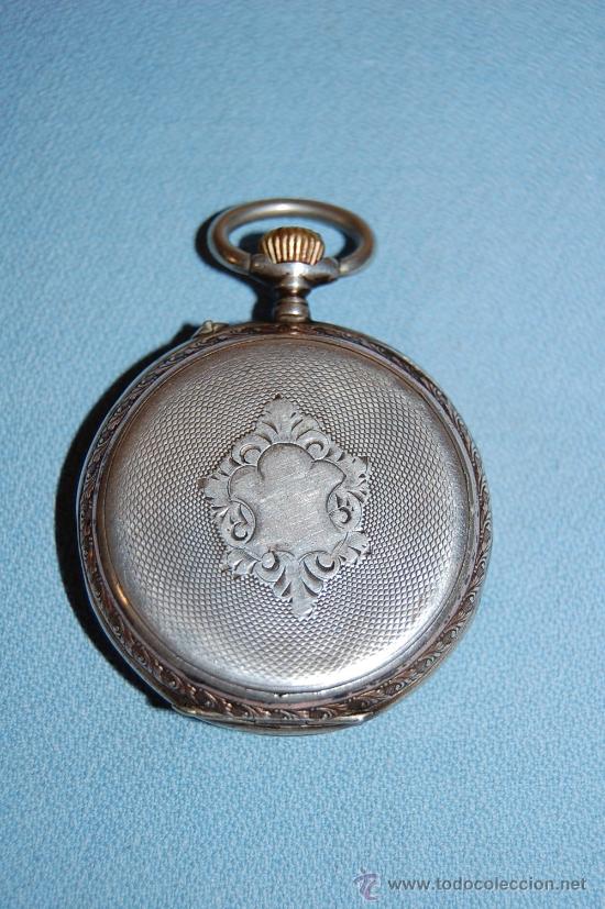 Relojes de bolsillo: RELOJ DE BOLSILLO EN PLATA - Foto 2
