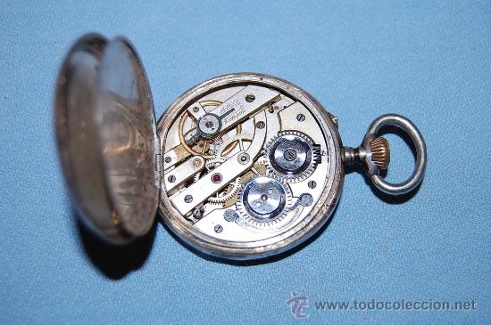 Relojes de bolsillo: RELOJ DE BOLSILLO EN PLATA - Foto 4