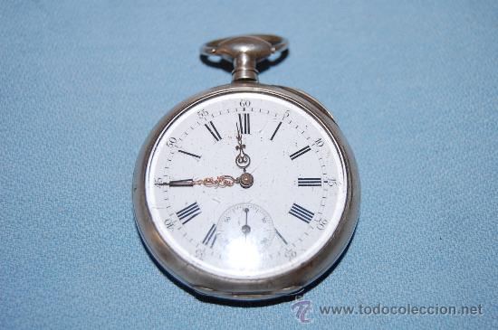 Relojes de bolsillo: RELOJ BOLSILLO EN PLATA - Foto 7
