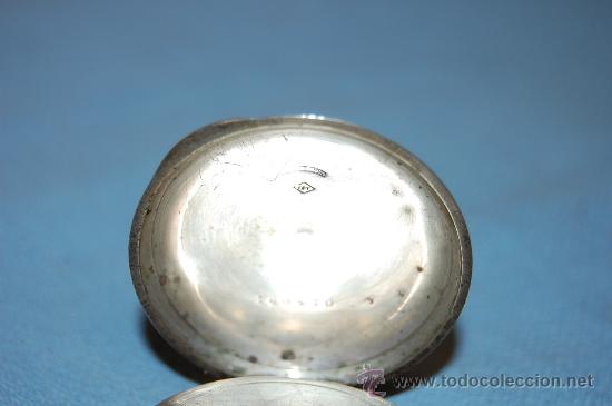 Relojes de bolsillo: RELOJ BOLSILLO EN PLATA - Foto 5