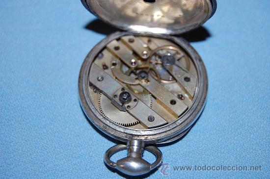 Relojes de bolsillo: RELOJ BOLSILLO EN PLATA - Foto 3