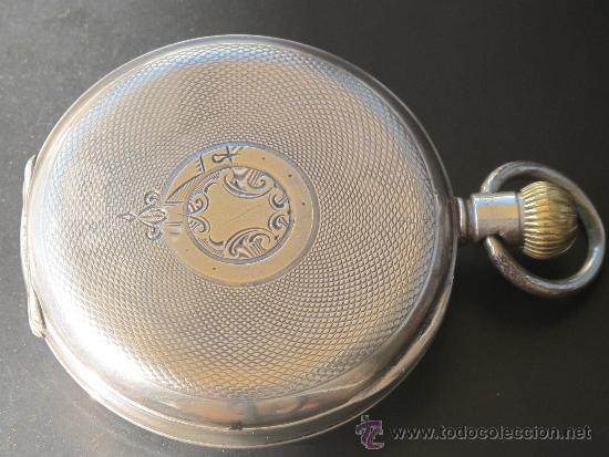Relojes de bolsillo: RELOJ BOLSILLO - PLATA - FUNCIONA PERFECTAMENTE - Foto 4