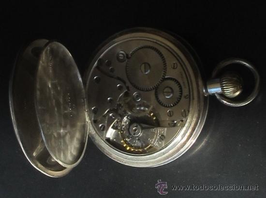 Relojes de bolsillo: RELOJ BOLSILLO - PLATA - FUNCIONA PERFECTAMENTE - Foto 11