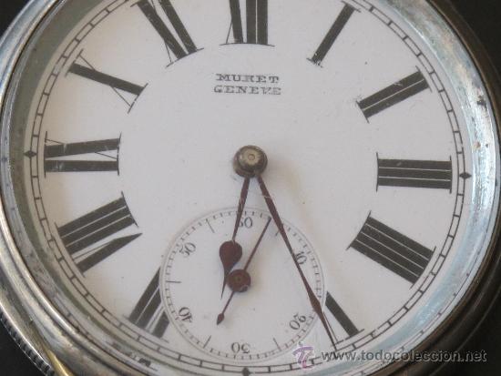 Relojes de bolsillo: RELOJ BOLSILLO - PLATA - FUNCIONA PERFECTAMENTE - LLAVE - Foto 2