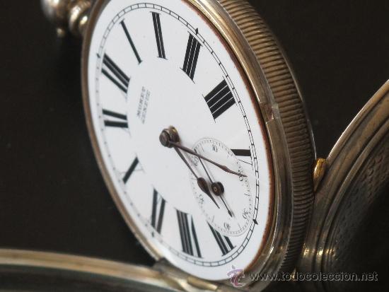 Relojes de bolsillo: RELOJ BOLSILLO - PLATA - FUNCIONA PERFECTAMENTE - LLAVE - Foto 6