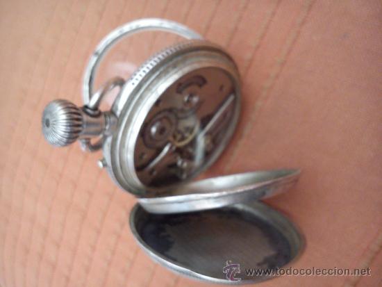 Relojes de bolsillo: Reloj de bolsillo tres tapas de plata - Foto 4