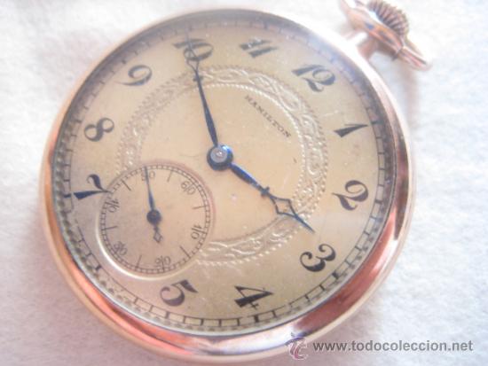 reloj de bolsillo hamilton