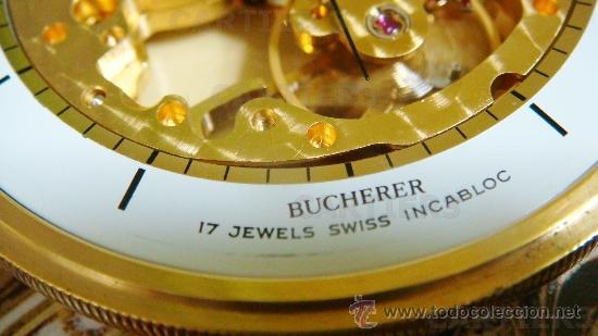 bucherer pocket watch 17 jewels incabloc