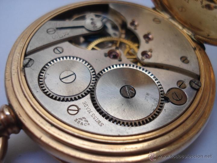 Relojes de bolsillo: Stauffer & Son Co. Swiss 17 rub&iacute;es - Foto 4