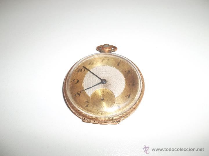Relojes de bolsillo: RELOJ CHAPADO EN ORO - Foto 1