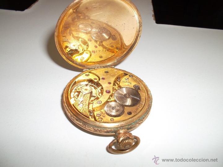 Relojes de bolsillo: RELOJ CHAPADO EN ORO - Foto 3