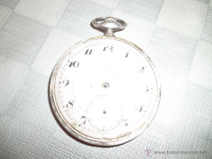 Relojes de bolsillo: reloj de plata - Foto 1