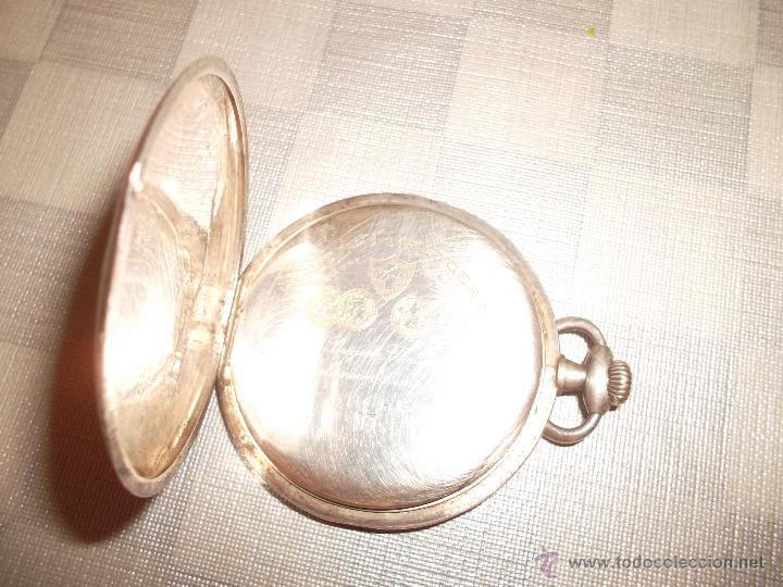 Relojes de bolsillo: reloj de plata - Foto 2