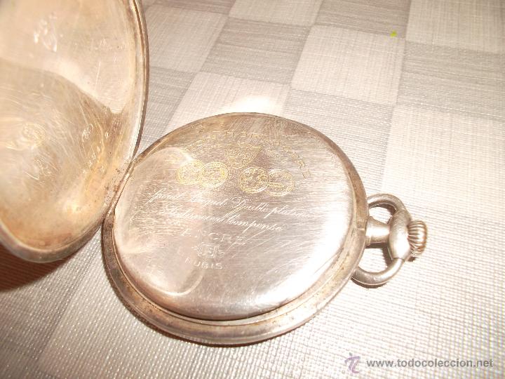 Relojes de bolsillo: reloj de plata - Foto 3