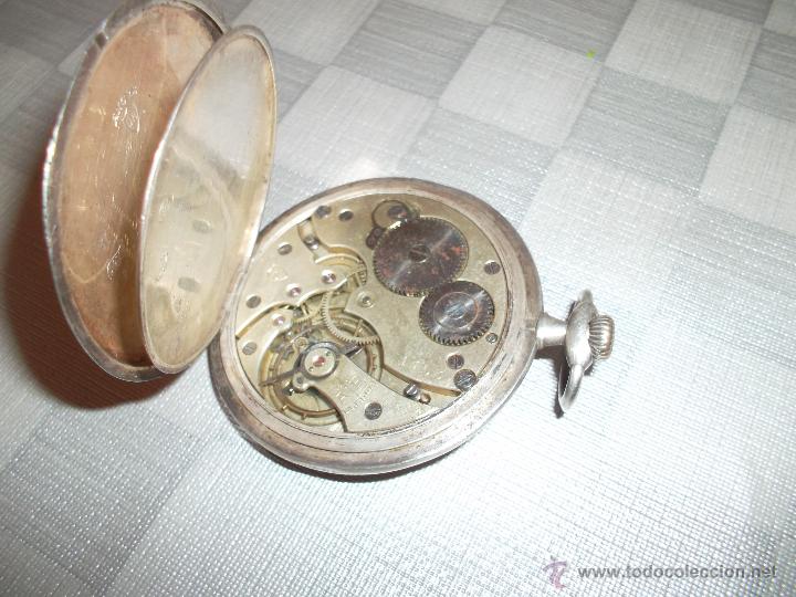 Relojes de bolsillo: reloj de plata - Foto 4
