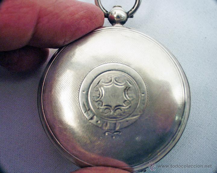 Relojes de bolsillo: Reloj de bolsillo de plata ingles - Foto 4