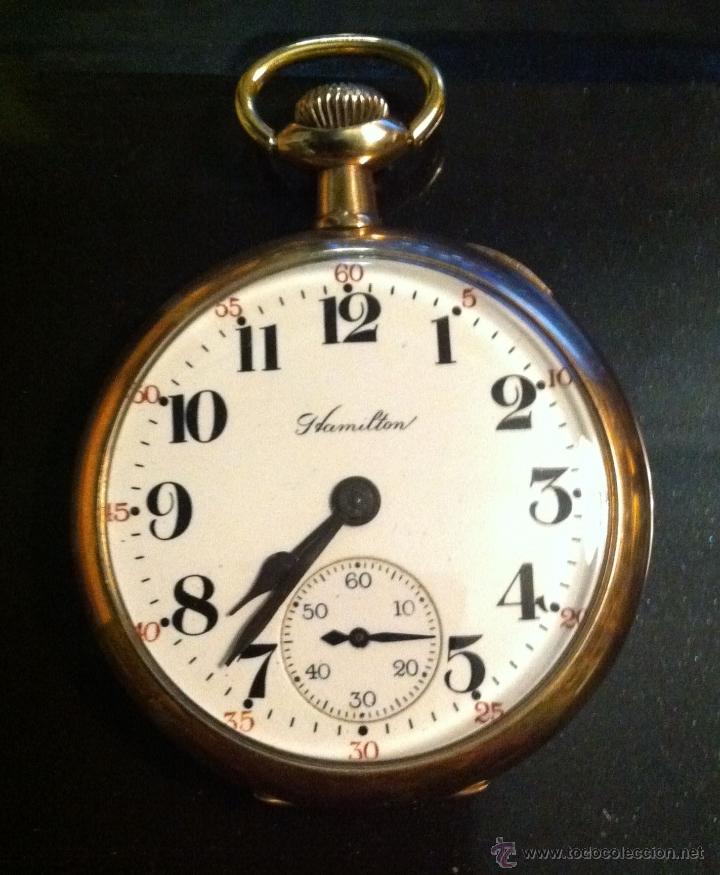 reloj de bolsillo hamilton