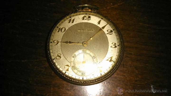 Antiguo reloj bolsillo bulova watch co. 17 jewe - Vendido en Subasta -  46683754
