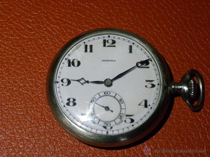 Relojes de bolsillo: Reloj de Bolsillo marca Admirable, funciona - Foto 1