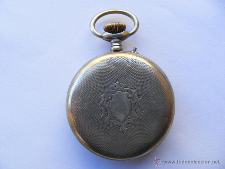 Relojes de bolsillo: RELOJ ANTIGUO- PLATA - Foto 2