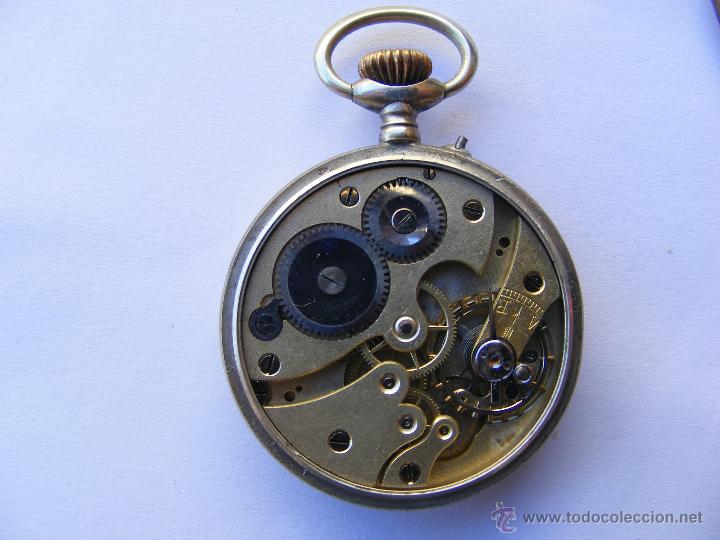 Relojes de bolsillo: RELOJ ANTIGUO- PLATA - Foto 3