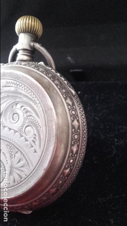 Relojes de bolsillo: Reloj antiguo plata - Foto 3