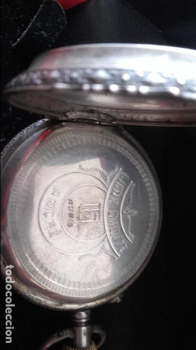 Relojes de bolsillo: Reloj antiguo plata - Foto 4