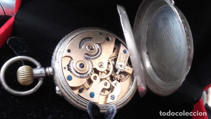 Relojes de bolsillo: Reloj antiguo plata - Foto 7