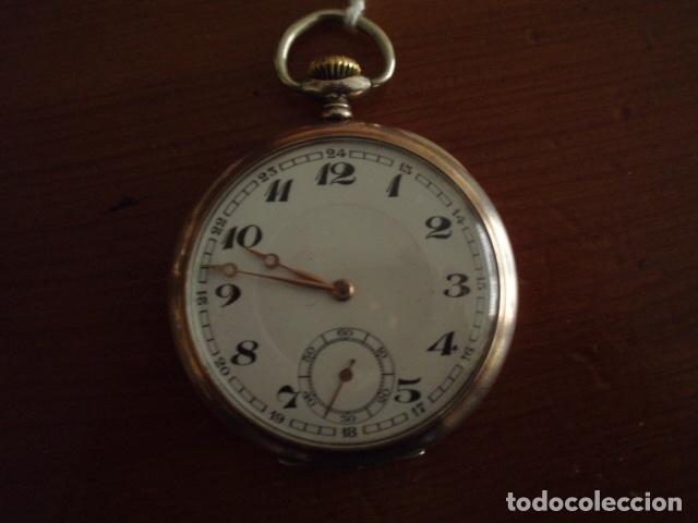 Relojes de bolsillo: Precioso reloj de bolsillo de plata - Foto 1